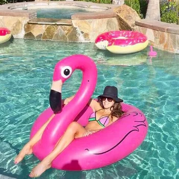 Rooxin Flamingo Надувное Плавательное кольцо для взрослых, Детский плавательный круг, Плавающее кольцо, Надувной бассейн, игрушки для Пляжной вечеринки