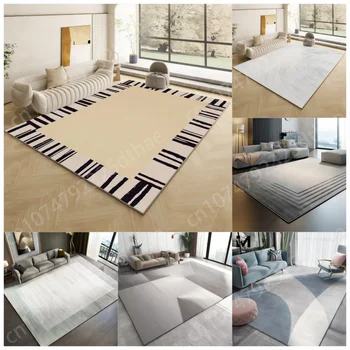 INS Style Ковер с 3D принтом для дивана в гостиной, Роскошные коврики для прихожей, Нескользящие Моющиеся Украшения для спальни, прикроватный коврик