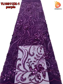 Новейшая Королевская африканская кружевная ткань 2023, Высококачественная Кружевная вышивка Жениха, Тюлевая ткань для свадьбы TL10311ZX
