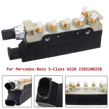 Замена блока клапанов компрессора пневмоподвески Mercedes Benz S Class W220 2203200258 A2203200258