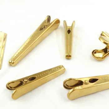 Nordic brief binder clips металлический уплотнительный зажим для хранения, зажим золотого цвета