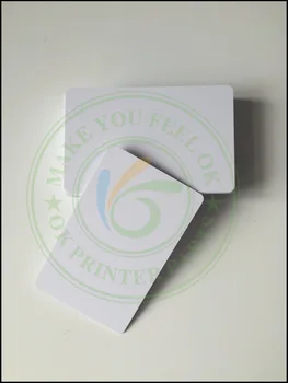 20 шт. X глянцевая белая пустая карточка из ПВХ для струйной печати, водонепроницаемая пластиковая идентификационная карточка, визитная карточка для Epson для струйного принтера Canon