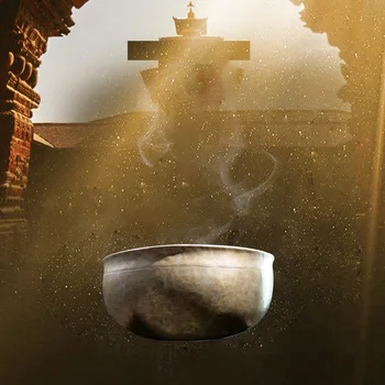 Непальская поющая чаша ручной работы, Звуковое купание, Профессиональная Поющая чаша для медитации, Инструменты для релаксации, Музыкальный инструмент Klangschalen