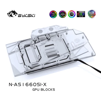 Bykski ПК Радиатор водяного охлаждения GPU Cooler Видеокарта Водяной блок для ASUS GTX1660 O6G SI/TUF3 1660 N-AS1660SI-X
