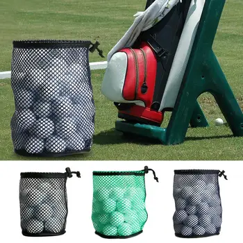 Карман для гольфа, Видимая сумка для хранения гольфа, Складная сумка для мячей для гольфа, устойчивая к разрывам, Магазин, нейлоновая спортивная сетка, сетка для гольфа, Спортивная сумка для мячей