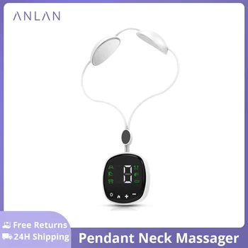 Подвесной массажер для шеи ANLAN, портативный инструмент для массажа шеи, Расслабления мышц плеча, тела, нагрева, облегчения боли в шейке матки, Инструмент для здравоохранения