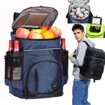 Мягкий Большой 36 Банок Изолированный рюкзак-холодильник 33Л, сумка-холодильник, Термоизотермический холодильник, Дорожный Пляж, Пиво, сумка для льда для Пикника